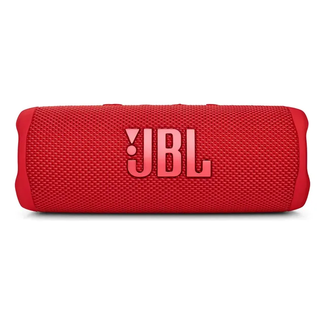 Bocina JBL Flip 6 JBLFLIP6 portátil con bluetooth waterproof roja 120V