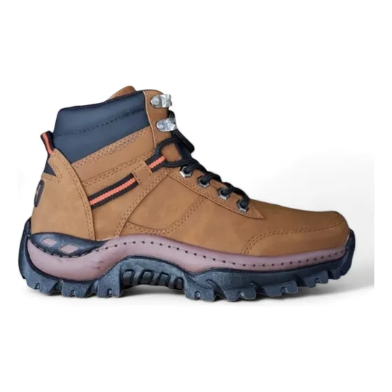 Botas Hombre Senderismo Urbano Suela Cosida Antideslizante