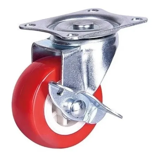 Ruedas Giratorias Con Frenos De 1 1/2 Pulgadas 