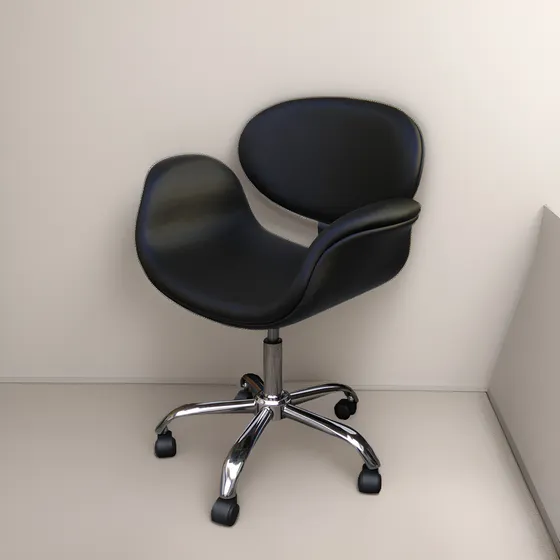 Cadeira Tulipa Com Rodinhas De Silicone E Reg. De Altura