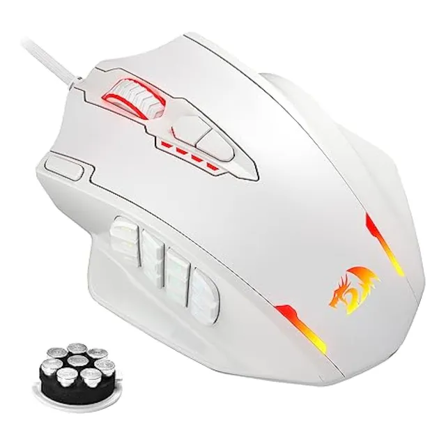 Redragon - Mouse M908 Impact Rgb Led Mmo Para