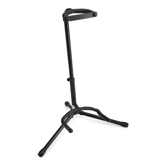 Soporte Pie De Guitarra Con Traba Stagg Color Negro | Cuotas sin interés