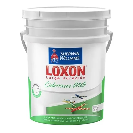 Pintura Latex Loxon Cielorraso Antihongo 20 L Prestigio