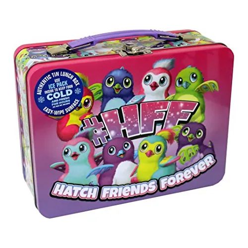Hatchimals Caja De Almuerzo Clásica Tallada Estaño, C9c9r