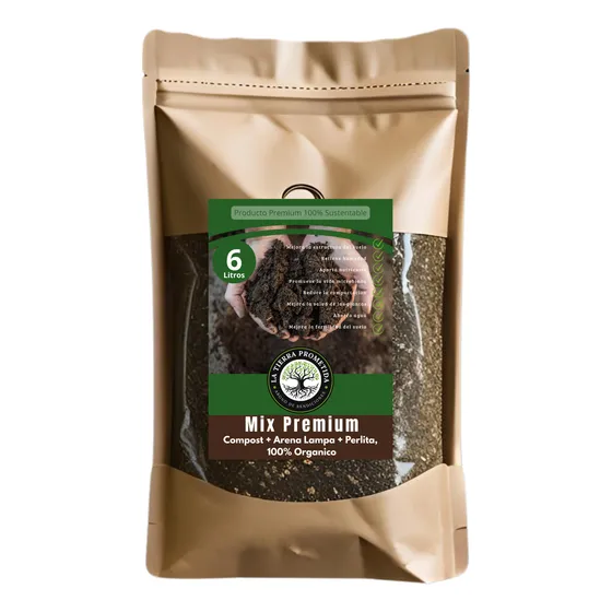 Mix Premium Suculentas 6lt Compost+arena Lampa+perlita Pp8