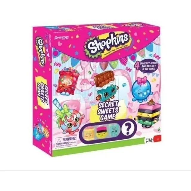 Shopkins Juego De Mesa Para Niños Secret Sweets Game