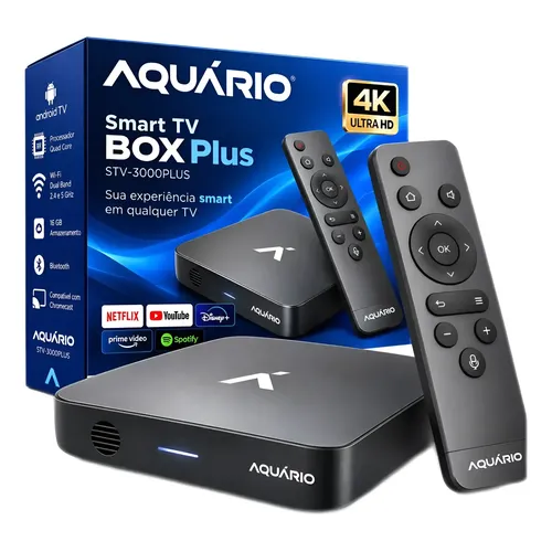 Tv Box 4k Zte Space 8gb Rom 2gb Ram 5g Bluetooth Zt866 Cor Preto