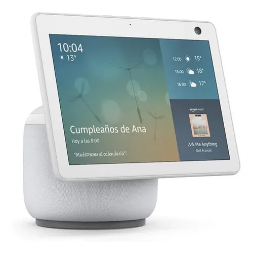 Echo Show 10 Pantalla Inteligente Hd Con Movimiento Y Alexa Color Blanco