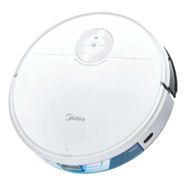 Aspiradora Robot Midea I5C Trapeadora Wifi 4000Pa Tanque De Agua 450 ml G-SLAM Color Blanco