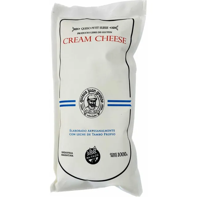 Queso Cream Cheese Juan Grande Pack 1 K Sin Tacc Queso Crema