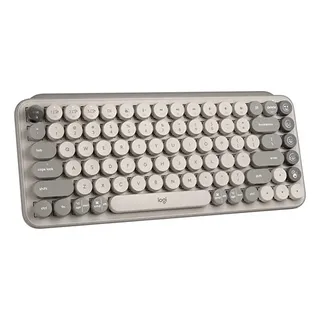 Teclado mecânico sem fio Pop Keys com teclas USB Emoji, idioma do teclado Mist: