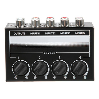 Mezclador Hub Estéreo De 4 Canales, Mini Señal Pasiva Para E Mezclador Hub Estéreo De 4 Canales, Mini Señal Pasiva Para E