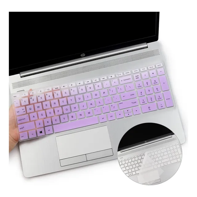 2 Uds Cubierta De Teclado Para Portátil Hp Dy 15-dw 15-ef