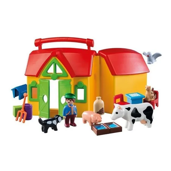Playmobil 1 2 3 Granja Maletin
