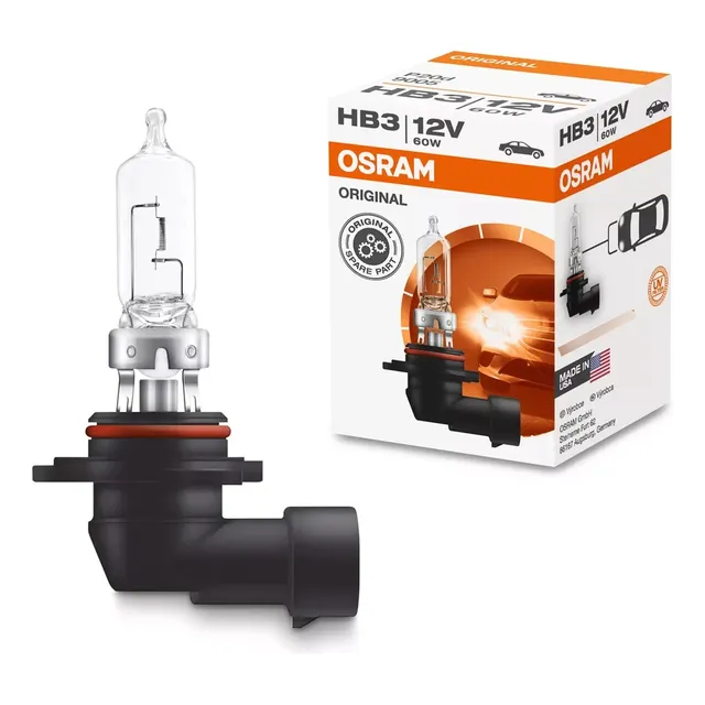 Lampara Osram Hb3 9005 Original Halogena 60w 12v P22d