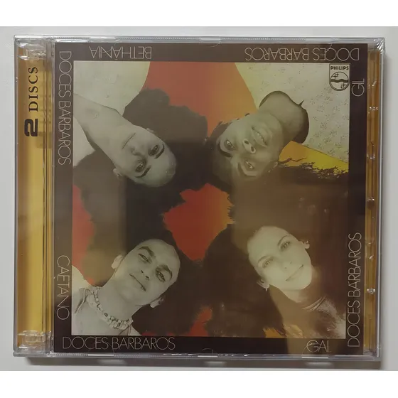 Cd Duplo Doces Barbaros - Caetano, Gal, Gil E Bethânia 1976 Versão Do Álbum Estandar