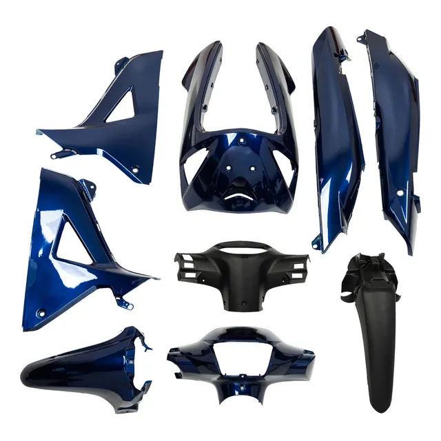 Kit Plasticos Completo Honda New Wave 110 Azul 14-16 Mtc