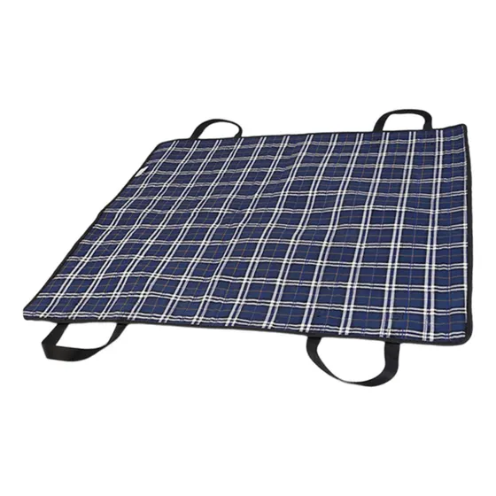 M Almohadillas De Posicionamiento Para Cama Cuadros Azules