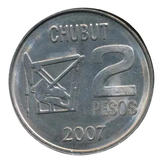 Argentina 2 Pesos 2007 - 100° Aniversario Petroleo