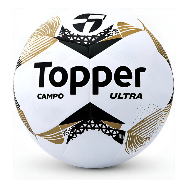 Bola De Futebol De Campo Topper Ultra Dupla Colagem Cor Dourado