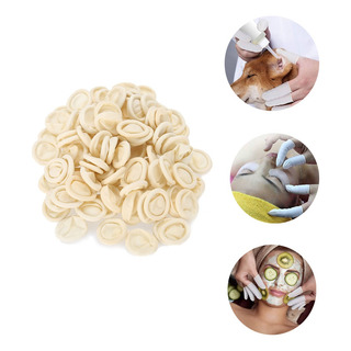 Dedo Cuna Látex Desechable Anti Estático De Protector 100pcs Dedo Cuna Látex Desechable Anti Estático De Protector 100pcs