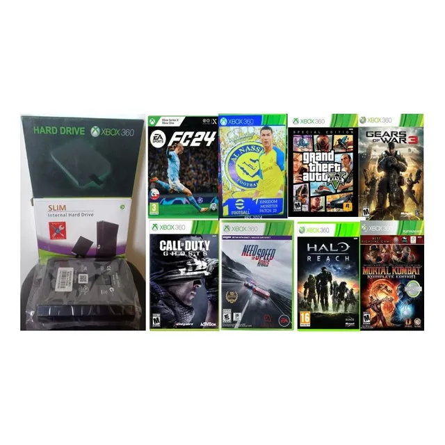 Disco Duro Xbox 360 1 Tera 5.0 Rgh Fifa Y Pes 24 +200titulos