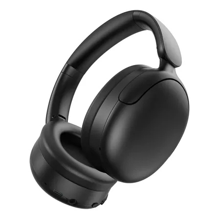 Audífonos Gamer Inalámbricos Bmani L18 Anc -50db Cancelación De Ruido Auriculares Diadema Con Micrófono Bluetooth 6.0 Manos Libres Hi·res Audio 60hrs Reproducción Negro