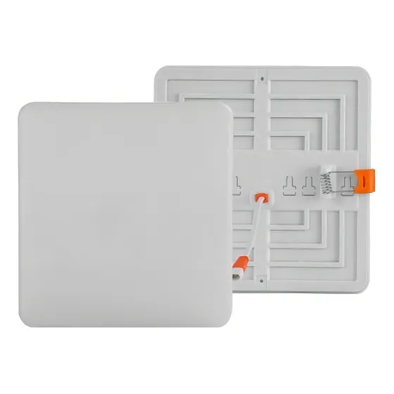 Panel Led 24w Incrustar Cuadrado Luz Blanca Borde Infinito Color Blanco 85-265v