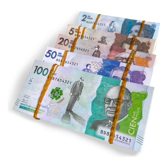 Billetes Didácticos Realistas Fajo Por 100 Unidades