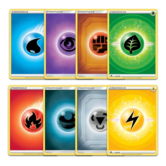 Cartas Pokemon Pack De 120 Energias Para Jogar Pokémon Tcg