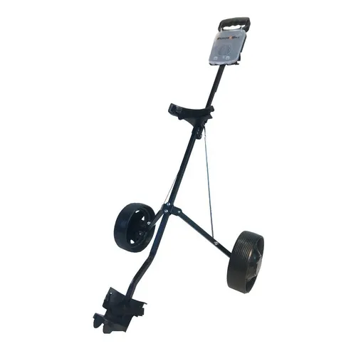 Carro Golf Manual Powerbilt 2 Ruedas Negro Imperdible
