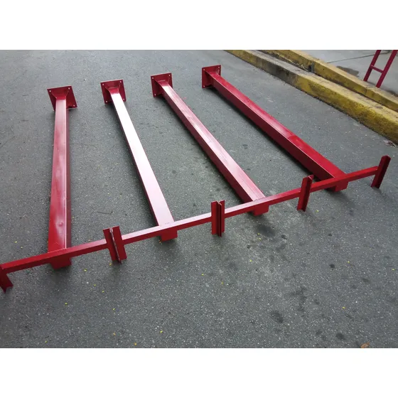 Tubo Estructura Mástil 2,40 Mts Con Ancleje