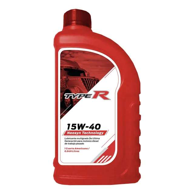 Aceite De Motor Diesel Typer 15w40 Api Ci-4 En Cuarto Caja