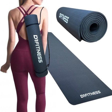 Tapete De Yoga Pilates Ginástica 173cm X 61cm X 6mm Premium Tapete De Yoga Pilates Ginástica 173cm X 61cm X 6mm Premium