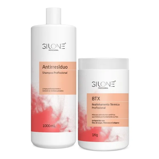 Btx Realinhamento Térmico Capilar Silone 1kg + Sh.anti-resi1
