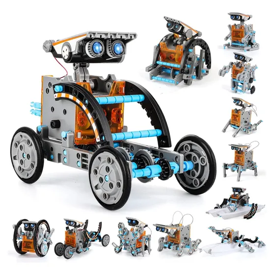 Lucky Doug Kit De Robot Solar Stem 12 En 1