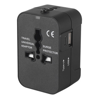 Adaptador Universal De Viaje Usb-a Y Usb-c Para Ee.uu., Ue, Adaptador Universal De Viaje Usb-a Y Usb-c Para Ee.uu., Ue,