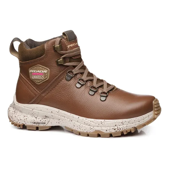 Bota Adventure Pegada Femenina Cuero Amortech Calidad