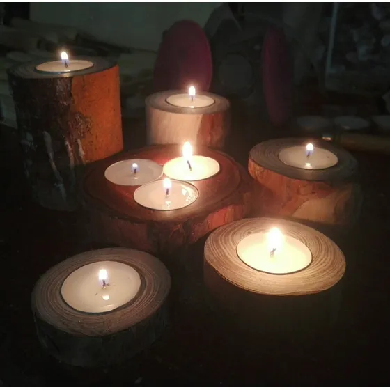 Arreglo De Velones, Porta Velas  Tealight  (set 6 Piezas)