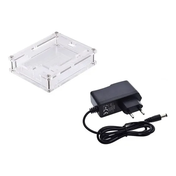 Case Acrílico Proteção Para Arduino Uno + Fonte Externa.