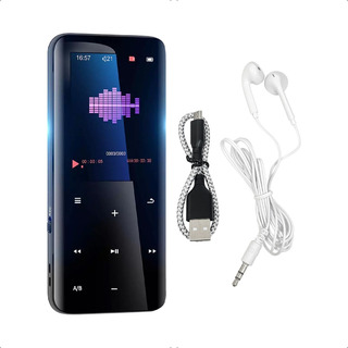 Reproductor Mp3 Mp4 Musica Audio Auriculares Portatil Radio Color Negro Reproductor Mp3 Mp4 Musica Audio Auriculares Portatil Radio Color Negro