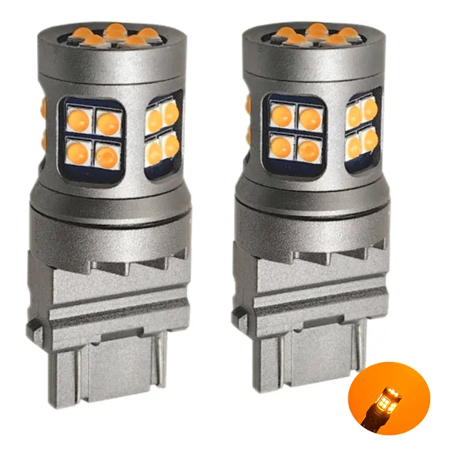 2 Foco Pellizco Led Cuarto Stop 3157 4157 3157na No Error
