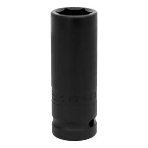  Dado De Impacto Hexagonal 21 Mm Cuadrante 1/2, Largo 7,8cm 