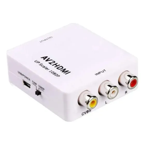 Convertidor De A/v A Hdmi  Ideal Para Family Ps1 Ps2 Ps3 Etc