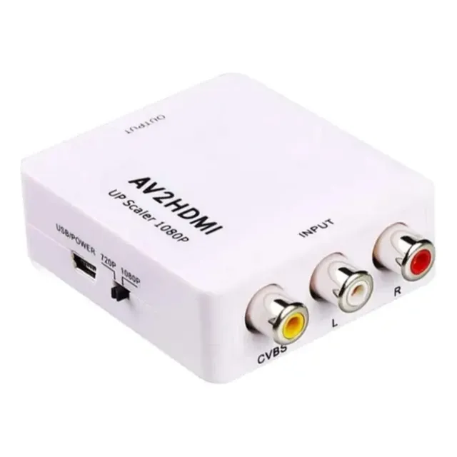 Convertidor De A/v A Hdmi  Ideal Para Family Ps1 Ps2 Ps3 Etc