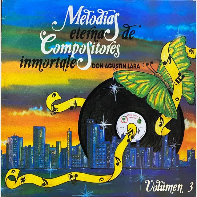 Disco Lp - Agustin Lara / Melodias Eternas Vol.3