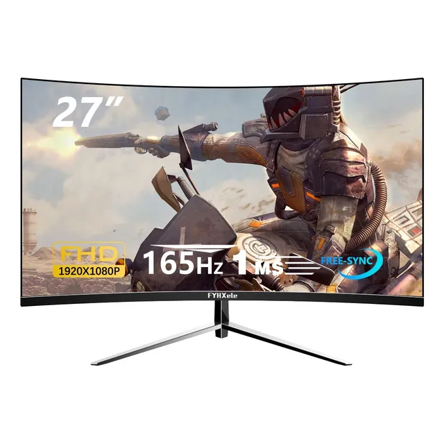 Monitor Gamer Curvo Fyhxele 27 Lcd 165 Hz Full Hd Va 1 Ms Hd