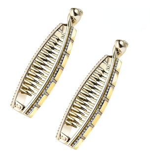 2 Pcs Banana Vertical Garras De Cabelo Grampo Acessórios 2 Pcs Banana Vertical Garras De Cabelo Grampo Acessórios