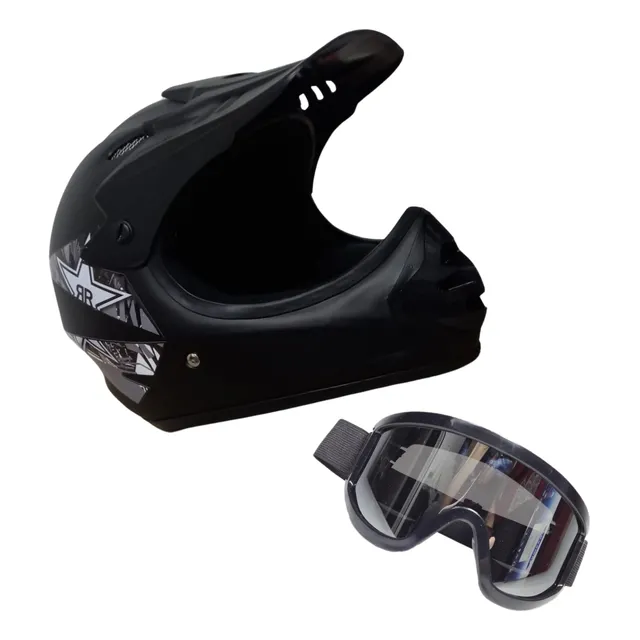 Casco Bicicross Niños  Económico+ Gafas + Regalo