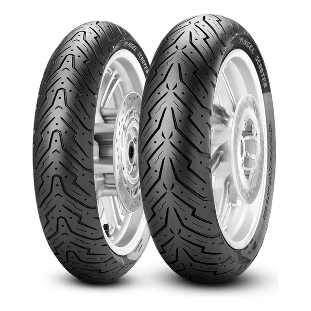 Combo Moto 350-10 Y 90/90-12 Tl Pirelli Angel Scooter Navi